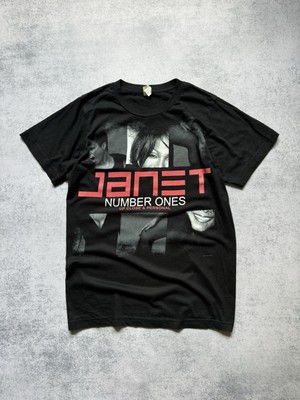Vintage Janet Jackson Number Ones Up Close And Personal Tour T-Shirt Mens Y2K