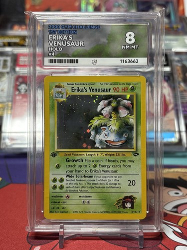 Erika's Venusaur (1st Edition) graded ACE 8 for sale on eBay