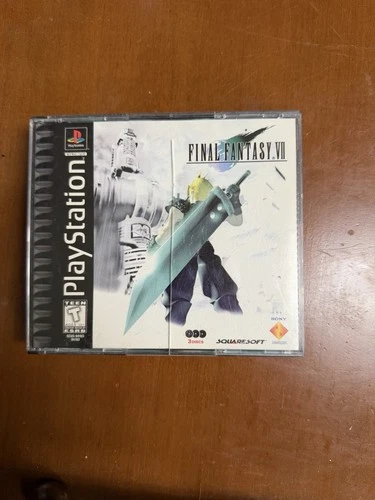 Final Fantasy VII 7 Playstation 1 PS1 Complete CIB Black Label