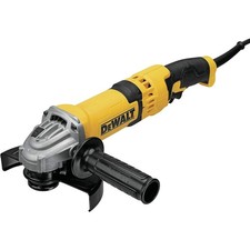 DEWALT 13A Corded Angle Grinder - 9000 RPM, 6ft Cord, Lock-On/Lock-Off Switch