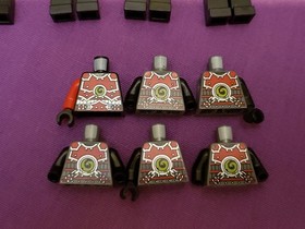 LEGO Ninjago Minifigure Lot Stone Army Warrior PARTS Red Yellow Blue *Read Desc*