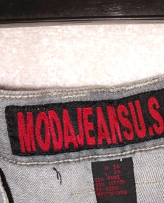 Moda Jeans USA Men's Denim Jeans Size 38 x 34 - Image 2 of 4