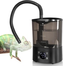 REPTI ZOO 4L Reptile Fogger Mister Humidifier w/ Integrated Tank, Digital Timer