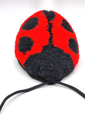 Very Rare Vintage Steiff Ladybird Plush Toy: Musical Collectible w/Hidden Pocket