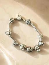 pandora armband mit 9 charms original
