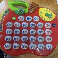 VTECH Alphabet Apple Preschool Learning Phonics ABC's Music Lights And Sounds