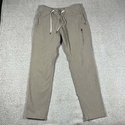 Vuori Pants Mens L Ripstop Climber Organic Cotton Pockets Straight Outdoor