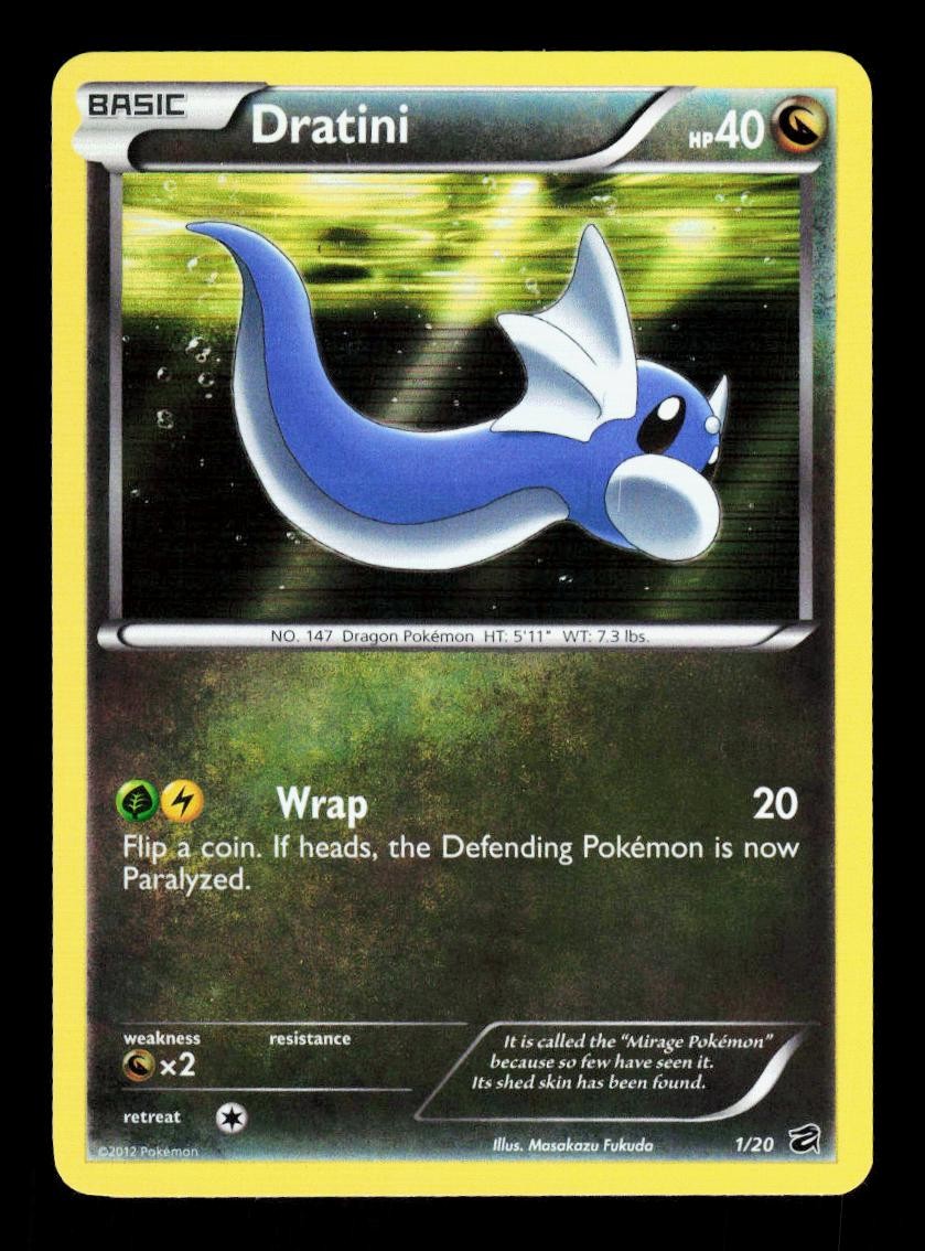Dratini 1/20 Holo Rare Dragon Vault Pokemon LP