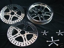 5 Spoke 65t 1.5 Pulley,w/ ft & rr Rotor/Rotors 2.00"