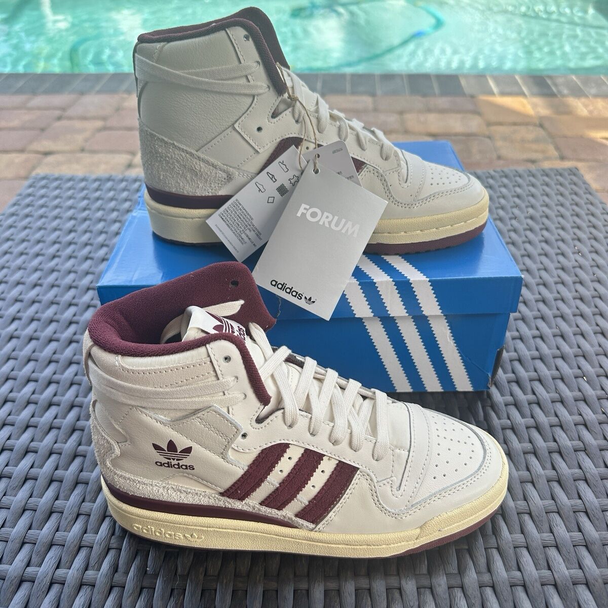 Adidas Forum 84 High Shadow Red Women's Athletic Shoes Adidas Forum 84 High Shadow Red Women's Athletic Shoes