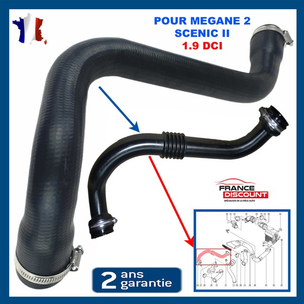 Turboschlauch Kompatibel FüR Renault Scenic II Megane II 1.9 DCI 8200658187-image