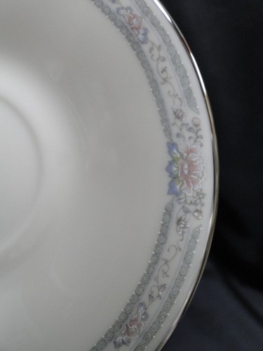 Lenox Charleston, Pastel Floral Band, Platinum: Cup & Saucer Set (s), 3 1/4" - Picture 5 of 6