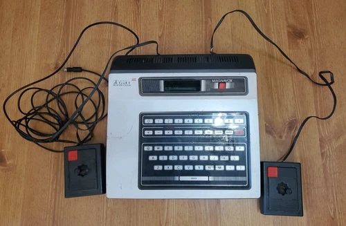Magnavox Phillips Odyssey 2 Microprocessor Game Console + 2 Controllers Untested