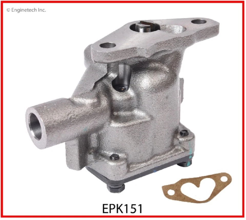 Chevy Chevrolet GMC 230 250 292 6 Cyl Enginetech Oil Pump 1963 - 1989 - Image 3 of 4