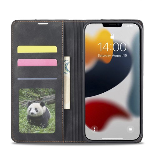 Handy Hülle Für iPhone 15 14 13 12 11 /Pro/Max Plus Magnet Leder Tasche Schutz - Bild 13 von 46