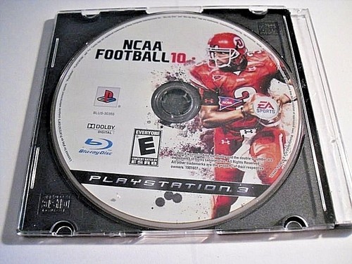 NCAA Football 10 (Sony Playstation 3, 2009) NO CASE OR MANUAL - Picture 4 of 4