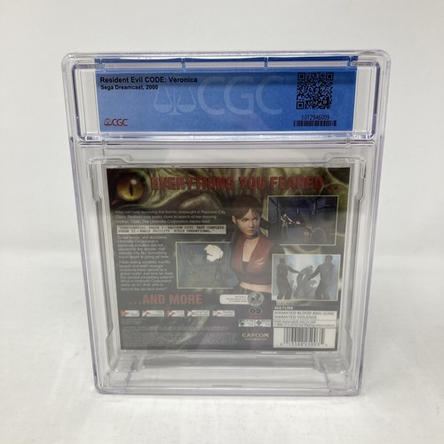Resident Evil CODE: Veronica Sega Dreamcast Sealed CGC Graded 9.8 A - Picture 2 of 6