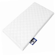 Swinging Crib Bed Mattress Quilted Breathable Cot Cradle Swing Pram Glider