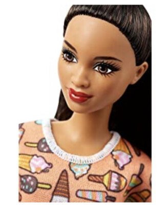 2016 MATTEL Barbie Fashionistas Doll Petite Ice Cream Dress DVX78 (A) | eBay