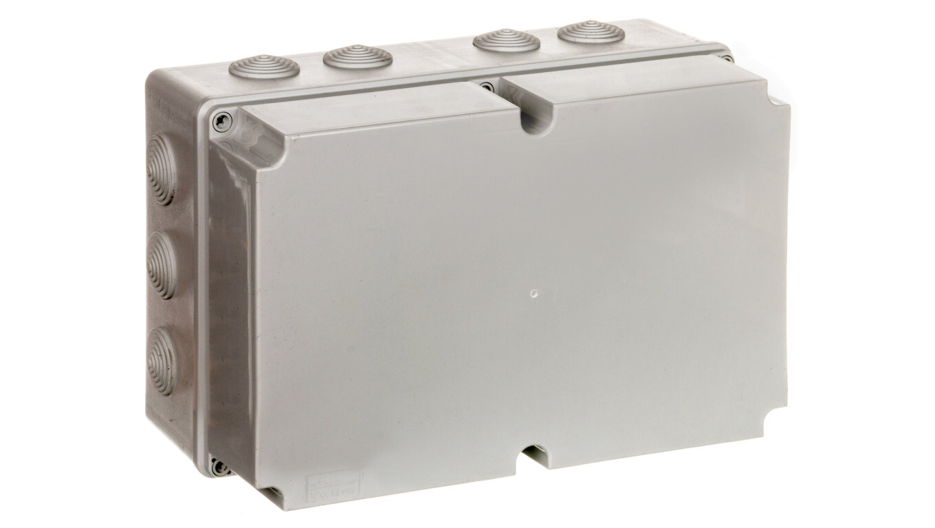 Hermetic empty box with membranes 348x228x166 IP65 gray PH-5B.3 28.56 /T2UK