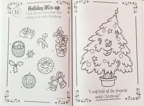 Christmas Coloring and Activity Books Set of 4 Brand New - Picture 3 of 9