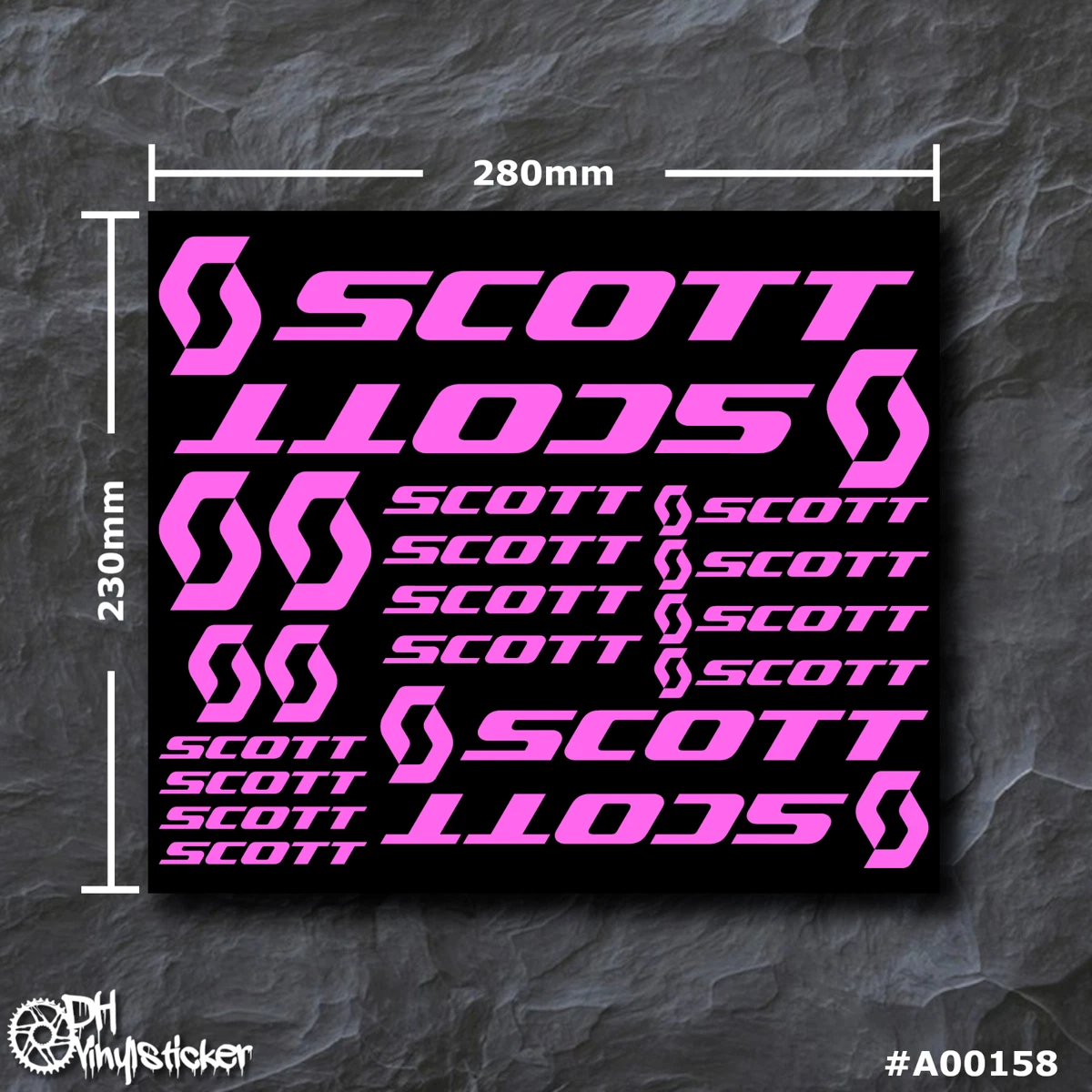 Preços baixos em Adesivos e decalques de bicicletas SCOTT | eBay