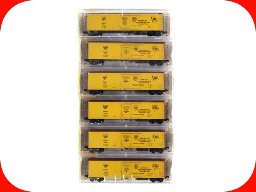N Scale **AMERICAN REFRIGERATOR TRANSPORT** 6-Pack #2 - Micro Trains 69052 *RARE