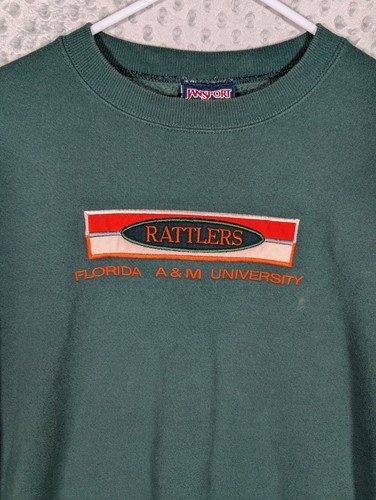Vintage Florida A&M University Rattlers Sweatshirt Herren XL JanSport Made USA - Bild 2 von 10