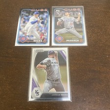 Jordan Wicks 2021 Prizm Draft 2024 Topps Rc & Shota Imanaga 24’ Topps Rc