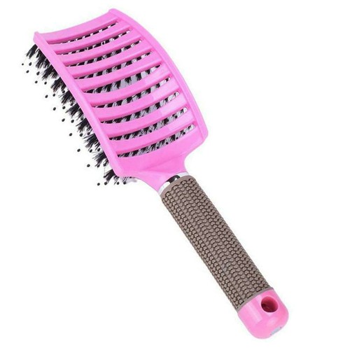 Detangle Nylon Boar Bristle Brush Hairbrush Smooth Hair Head Scalp Massage Comb - Picture 15 of 23