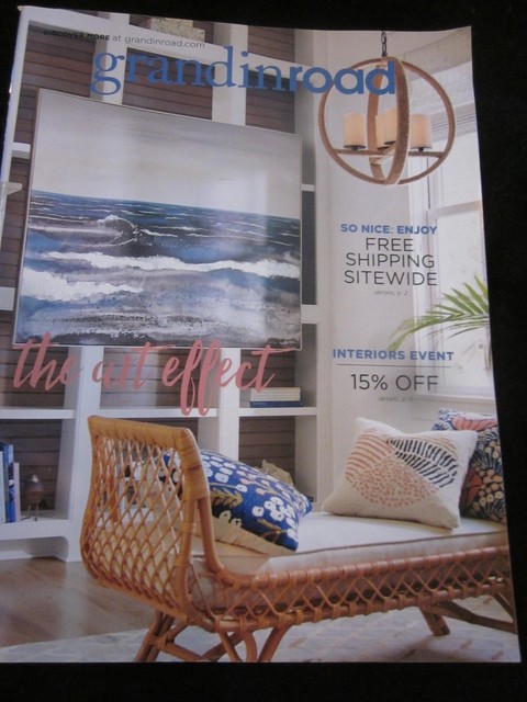 GRANDINROAD GRANDIN ROAD CATALOG FEBRUARY 2017 INTERIORS EVENT BRAND