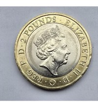 2016 William Shakespeare 2-Pound Coin Crown Rare Collector's Item