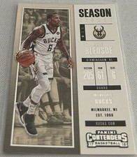 2017-18 Panini Contenders Basketball Eric Bledsoe Milwaukee Bucks base card #23