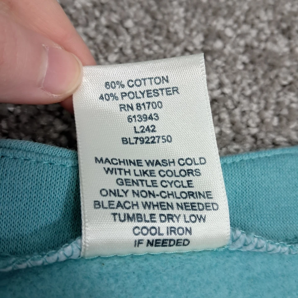 Blair Women's Long V Neck Sweater Sleep Soft Pull Over Teal 2X-Large RN81700 - Image 4 of 4