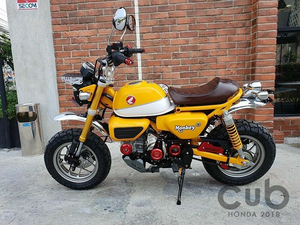 SEAT CUSTOM BROWN HONDA MONKEY Z125 125 2018 - 2022 CAFE