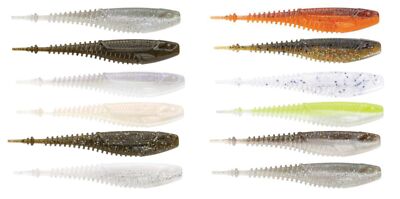 Rapala CrushCity Freeloader 10,5cm 8,5g -  6 Gummifische, Zanderköder Gummiköder