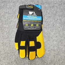 NWT Wells Lamont HydraHyde Water Resistant Leather Gloves