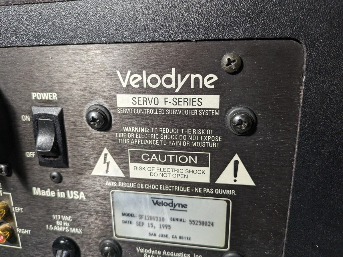 Velodyne Servo F-Series SF12BVX10 12
