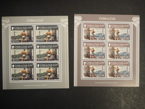 Gibraltar 2022, Cept KB Serie "Mythen" **/MNH,MiNr. 2042/43 KB 3), ME 249,- - Picture 2 of 5