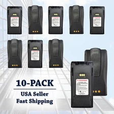 10x 1800mAH High Quality Radio Battery for Motorola NNTN4851 4496 CP200 CP180