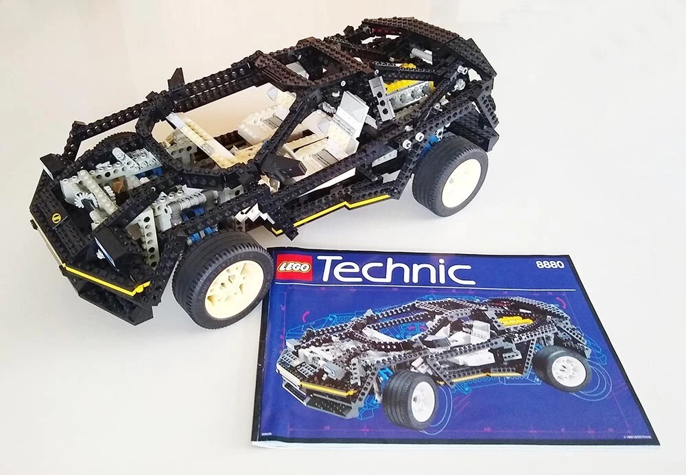 vintage Lego Technic 8880 Super Car with instructions, | eBay