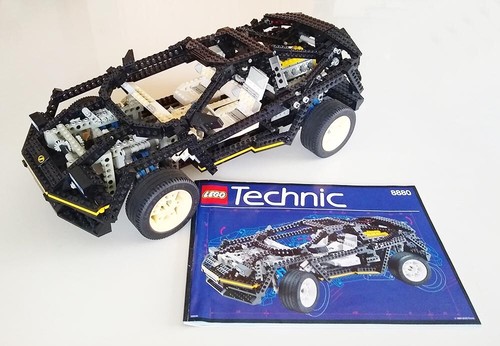vintage Lego Technic 8880 Super Car with instructions, RARE | eBay