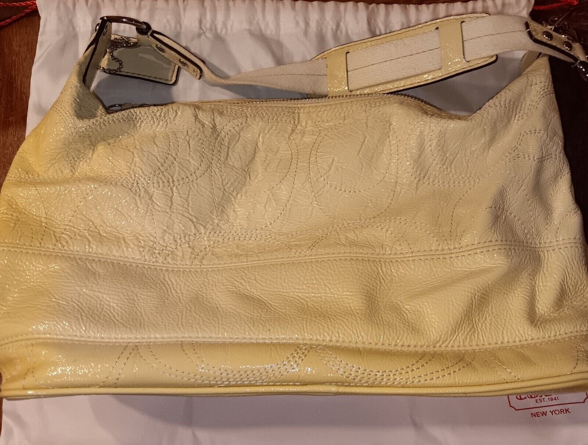 バッグ COACH Scribble Stitch Hobo One Shoulder Coach Scribble Multi Color Small Hobo Bag Satchel - Etsy