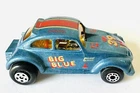 Vintage Matchbox 1972 Beetle Streaker Big Blue Funny Car Made in Hong Kong VW 39