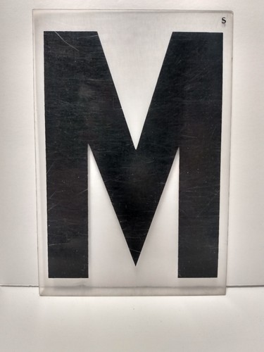 Stewart Co. Outdoor Marquee Rigid Sign Letters 6" on 7" Acrylic Panel A-Z Punctu - Picture 12 of 29