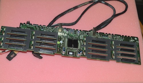 Dell PowerEdge R910 16 X 2.5" Slot SFF SAS Hard Drive HDD Backplane J565K 0J565K - Picture 2 of 7