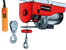 Paranco elettrico 600kg Sollevatore montacarichi cavo 18 mt Einhell TC-EH 600