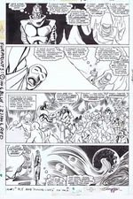 X-FACTOR ANNUAL #3 Page 41 Original Marvel Comic Art signed by Terry Shoemaker
