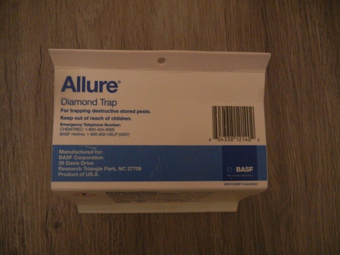 Allure Diamond Trap (6) Traps Indian Meal Moth, Almond Moth, Tobacco