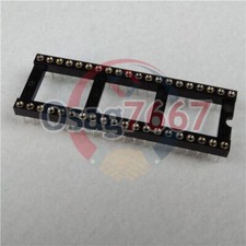 ONE DIP IC Sockets Adaptor Round hole 40pin Pitch 2.54mm NEW #A6-13